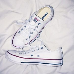 White low top converse